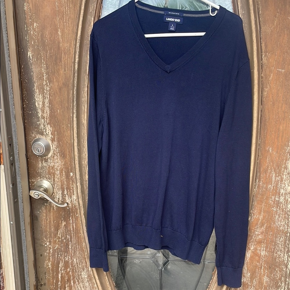lands end supima cotton sweater! Large